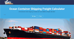 Desktop Screenshot of freight-calculator.com